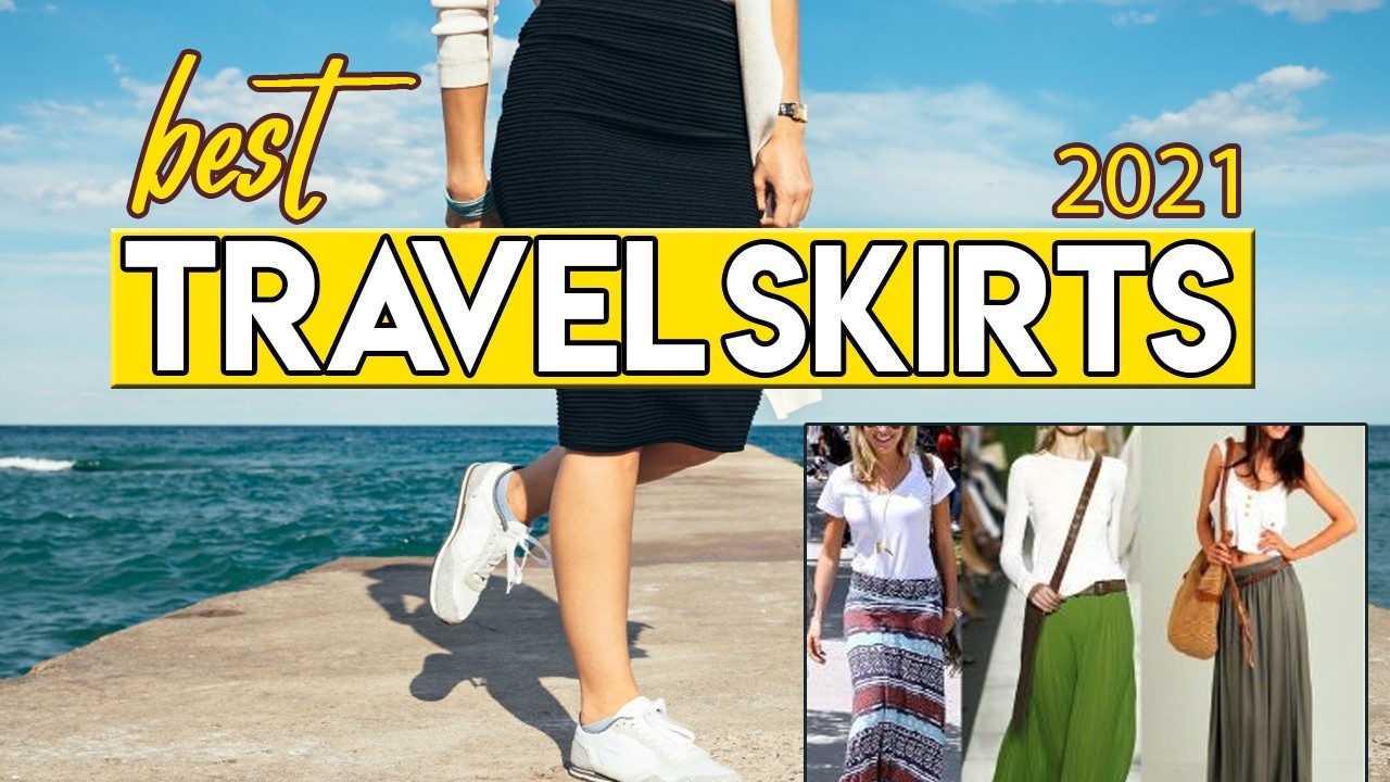 Best long skirts options for travel with pocket